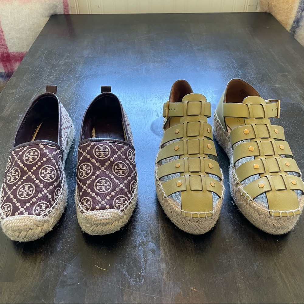 Tory Burch Platform Espadrilles - Never Worn - 6
